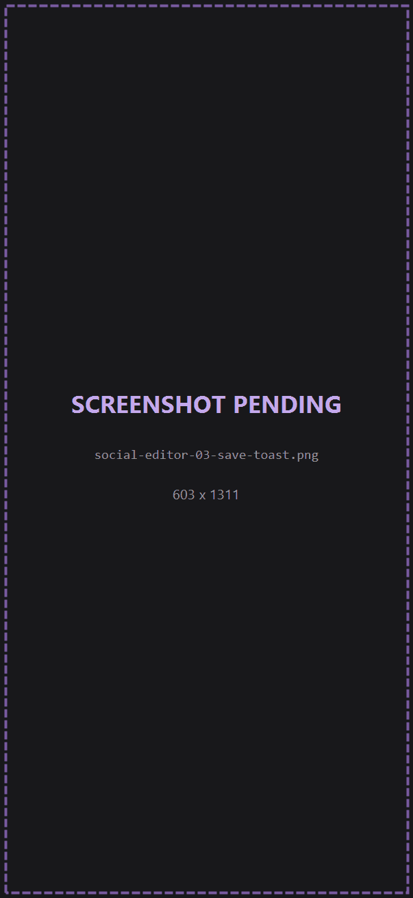 Saved frame confirmation toast reading Saved to Photos over the live picture